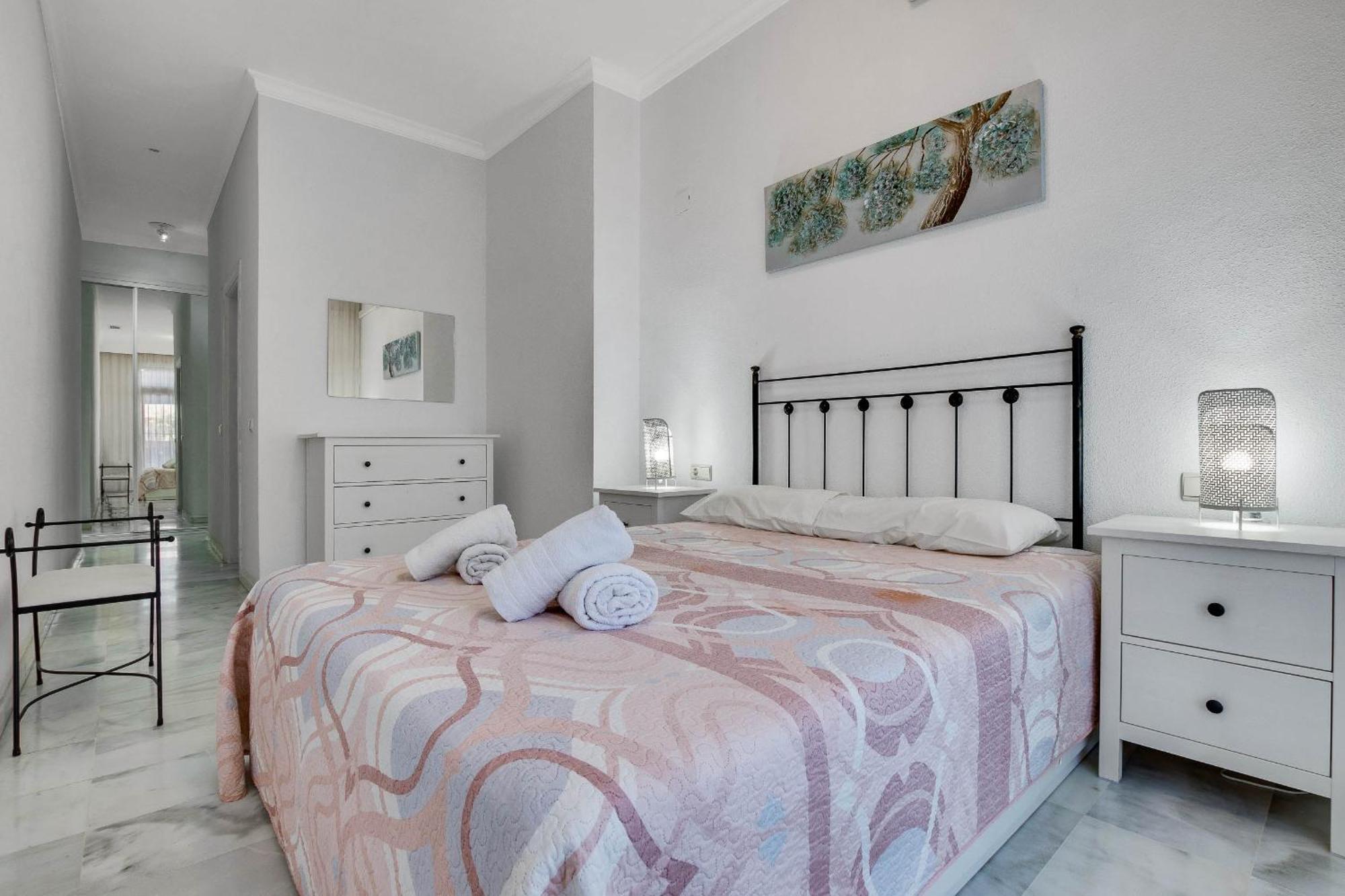 Apartamento Para 6 Con Wifi, Ac, Piscina Y Parking Gratis Benalmádena Exterior foto